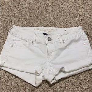 White American Eagle Short Shorts